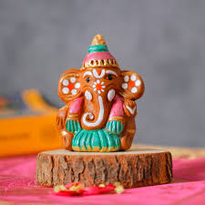 Handmade Clay Ganesh